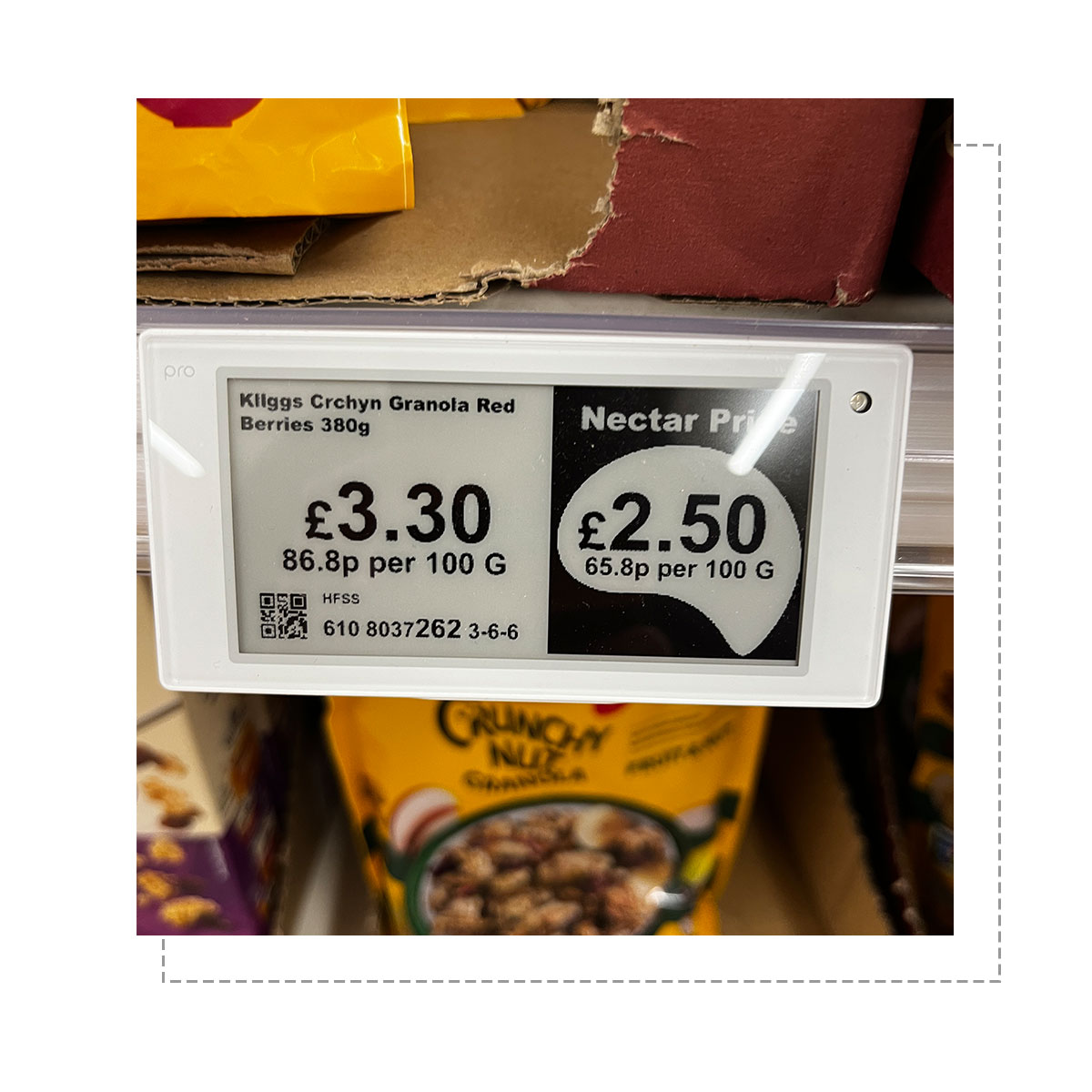 supermarket pricing label Pricing label
